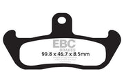 EBC FA Series Organic Brake Pads Street Front Organic Base Pair