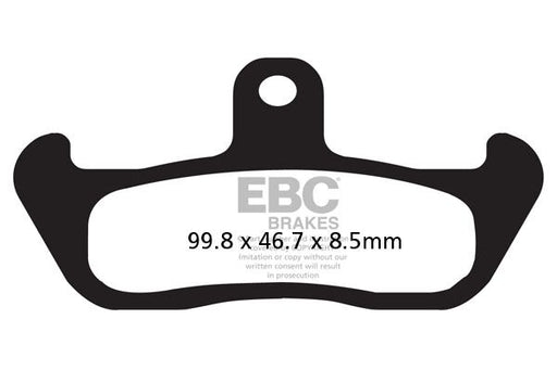 EBC FA Series Organic Brake Pads Street Front Organic Base Pair