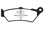 EBC SFA Series Organic Scooter Brake Pads for 2000-2003 BMW Street Front Organic Base Pair