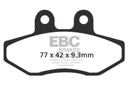 EBC SFA Series Organic Scooter Brake Pads Street Front Organic Base Pair