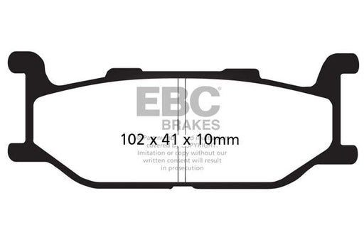 EBC SFAC Carbon Series Scooter Brake Pads for 2001-2004 YAMAHA Street Front Organic Pair