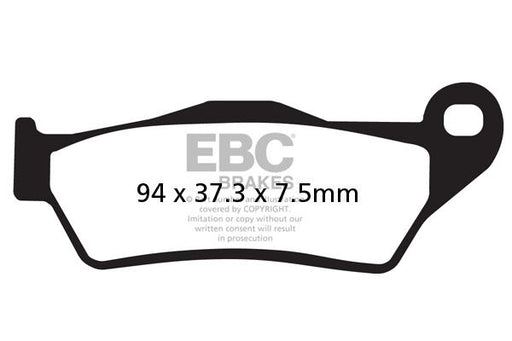EBC SFAC Carbon Series Scooter Brake Pads Street Front Rear Organic Pair