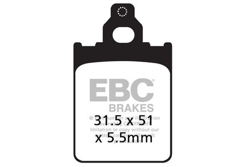 EBC SFAC Carbon Series Scooter Brake Pads Street Front Organic Pair