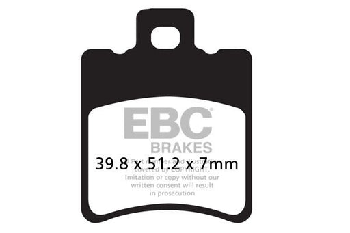 EBC SFAC Carbon Series Scooter Brake Pads Street Front Rear Organic Pair