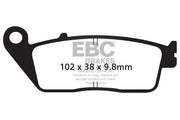 EBC SFAC Carbon Series Scooter Brake Pads Street Front Rear Organic Pair