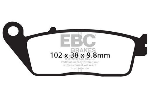 EBC SFAC Carbon Series Scooter Brake Pads Street Front Rear Organic Pair