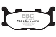 EBC SFAC Carbon Series Scooter Brake Pads Street Front Rear Organic Pair