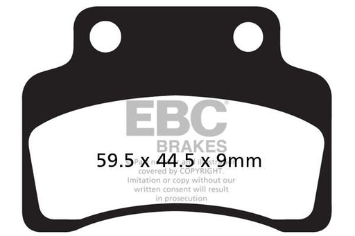 EBC SFAC Carbon Series Scooter Brake Pads Street Front Organic Pair