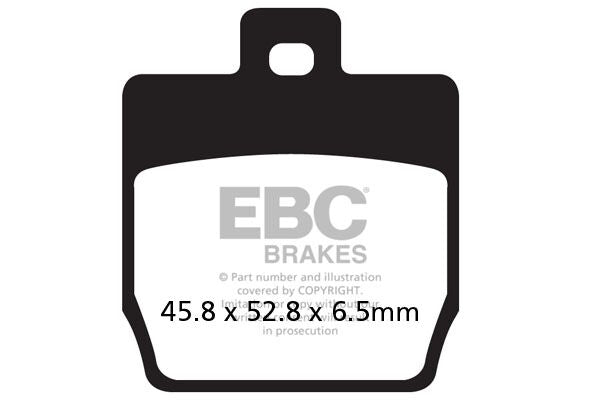 EBC SFAC Carbon Series Scooter Brake Pads Street Rear Organic Pair