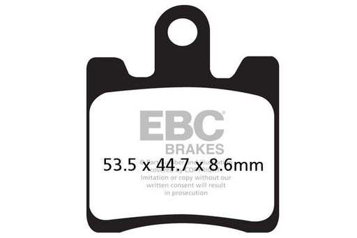 EBC SFAC Carbon Series Scooter Brake Pads Street Front Organic Set of 4
