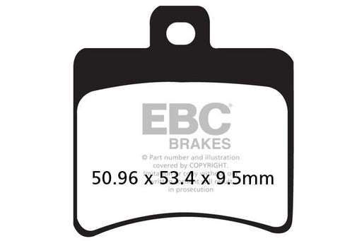 EBC SFAC Carbon Series Scooter Brake Pads Street Rear Organic Pair