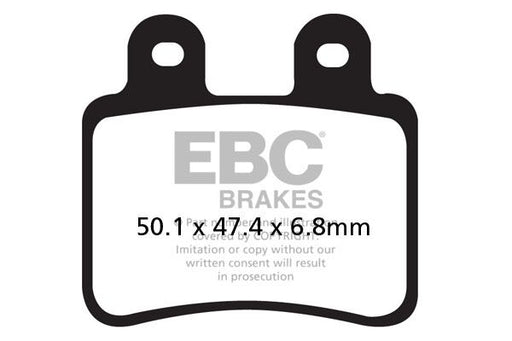 EBC SFAC Carbon Series Scooter Brake Pads Street Front Organic Pair