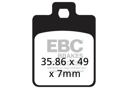 EBC SFAC Carbon Series Scooter Brake Pads Street Front Rear Organic Pair