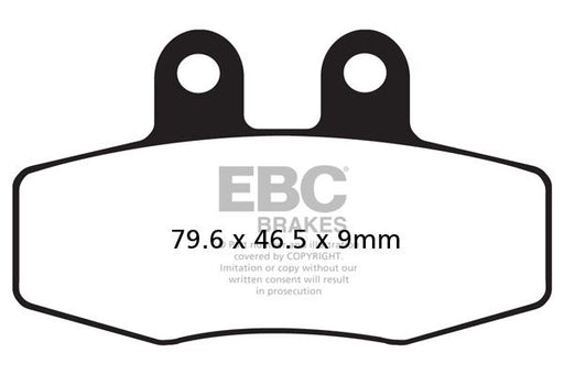 EBC FA Series Organic Brake Pads for 1988-1993 KTM Off-Road Front Rear Organic Base Pair