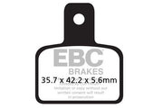 EBC FA Series Organic Brake Pads for 2009-2024 BETA EVO Off-Road Rear Organic Base Pair