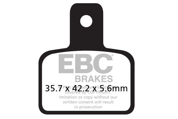 EBC FA Series Organic Brake Pads for 2009-2024 BETA EVO Off-Road Rear Organic Base Pair