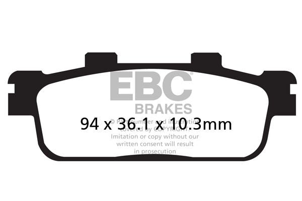 EBC TT Sport Carbon Fusion Brake Pads Off-Road Front Rear Pair