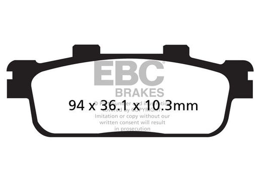 EBC TT Sport Carbon Fusion Brake Pads Off-Road Front Rear Pair