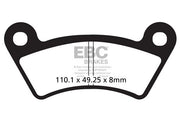 EBC TT Sport Carbon Fusion Brake Pads Off-Road Front Rear Pair