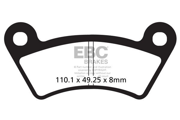 EBC TT Sport Carbon Fusion Brake Pads Off-Road Front Rear Pair