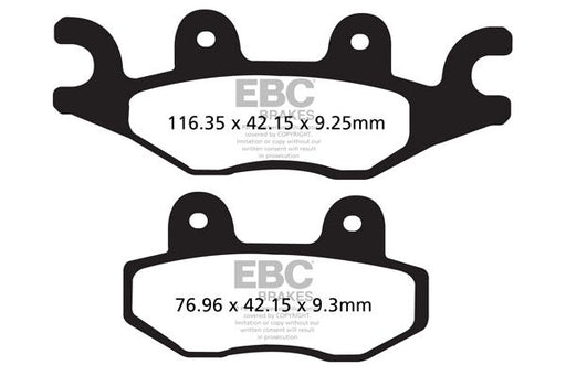 EBC TT Sport Carbon Fusion Brake Pads for 2009-2010 CECTEK Off-Road Front Pair