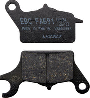 EBC Organic Base "FA" Brake Pads FA Series Front Aramid Fibre Set of 2