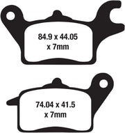 EBC Organic Base "FA" Brake Pads FA Series Front Aramid Fibre Set of 2