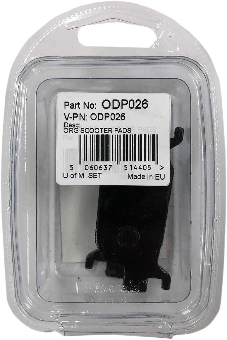 DP Brakes ODP Organic Brake Pads Street Rear Organic Base Pair