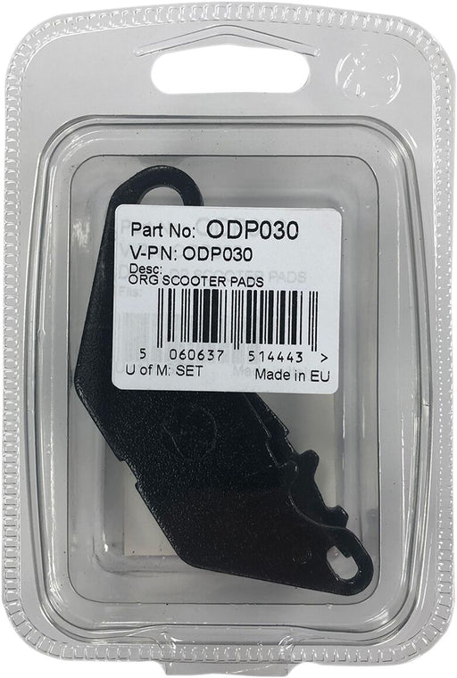 DP Brakes ODP Organic Brake Pads for 2008-2023 YAMAHA Street Front Organic Base Pair