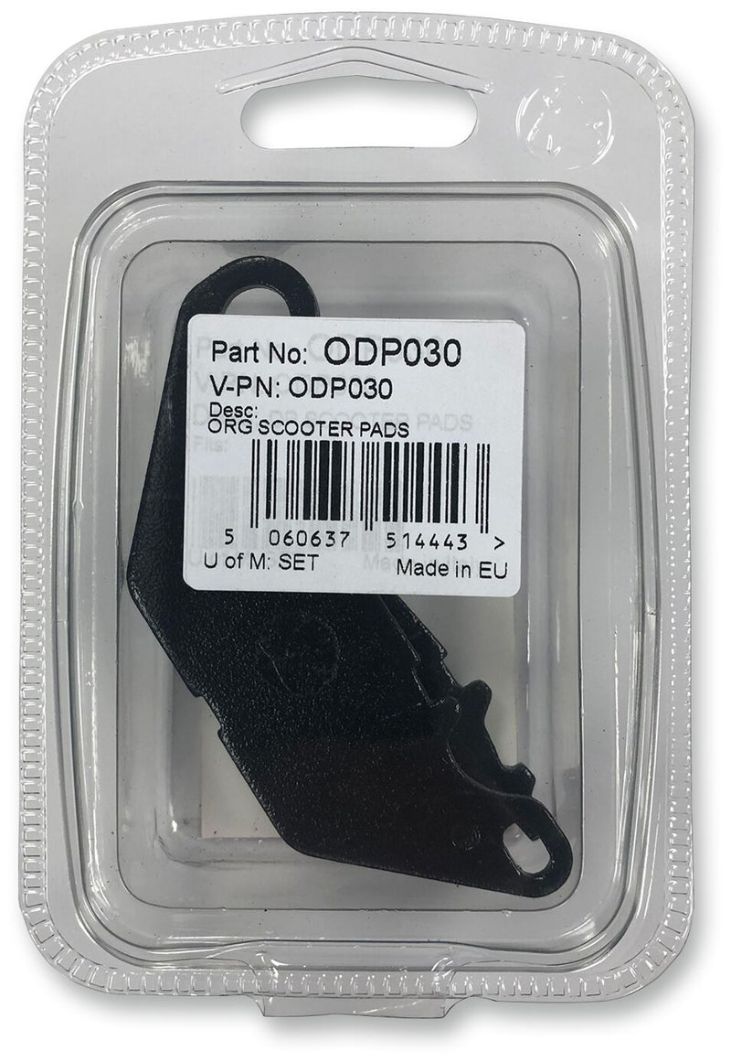 DP Brakes ODP Organic Brake Pads for 2008-2023 YAMAHA Street Front Organic Base Pair