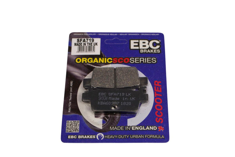EBC Organic Brake Pads for 2017-2021 KYMCO AK 550 I ABS Street Front Rear Organic Base Set