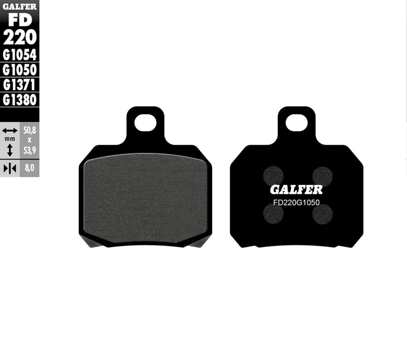 Galfer Brake Pad Orcanic Street Front Organic Base Set