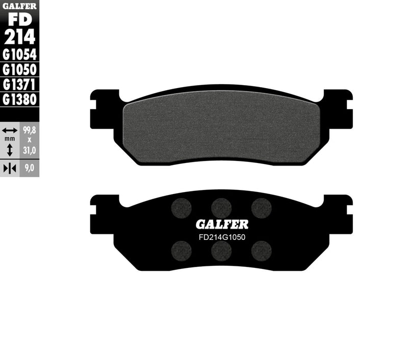Galfer Brake Pad Orcanic Street Organic Base Set