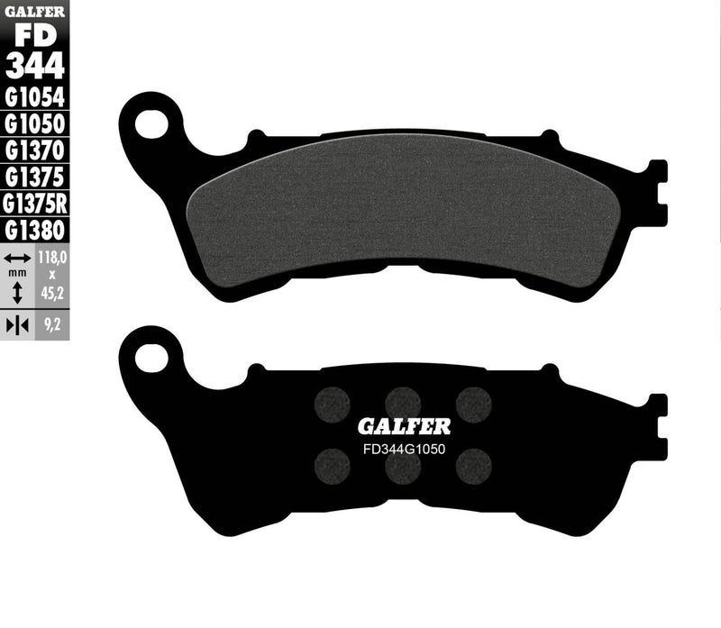 Galfer Brake Pad Orcanic Street Organic Base Set #FD344G1050