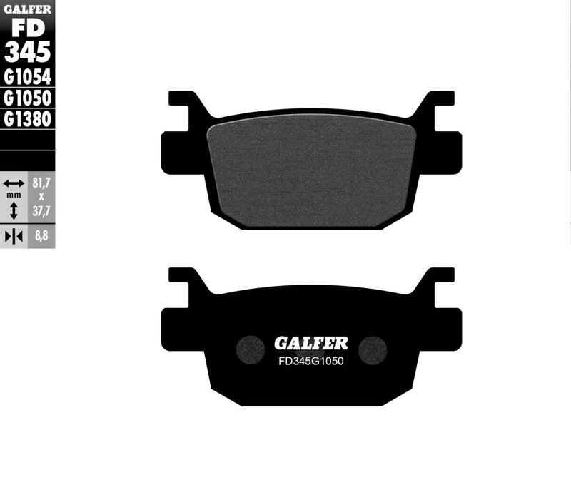 Galfer Brake Pad Orcanic Street Organic Base Set #FD345G1050