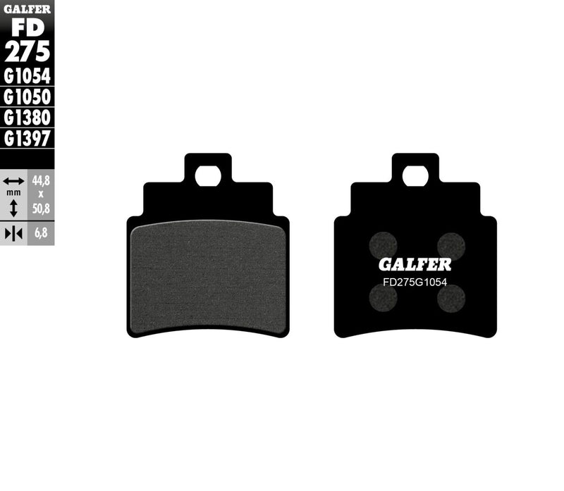 Galfer Semi-Metallic Brake Pads Semi-Sintered Metal Set #FD275G1054