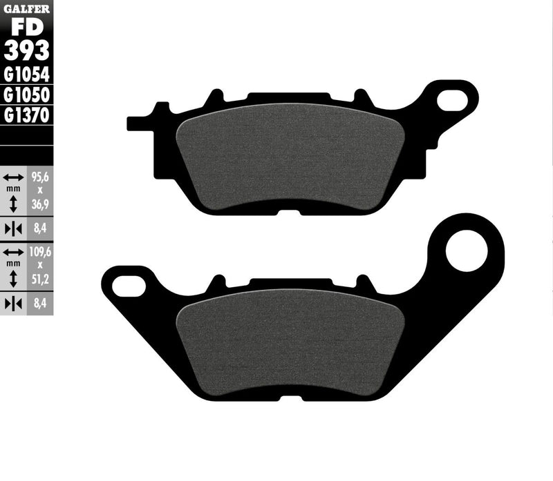 Galfer Semi-Metallic Brake Pads for 2007-2024 YAMAHA Semi-Sintered Metal Set #FD393G1054