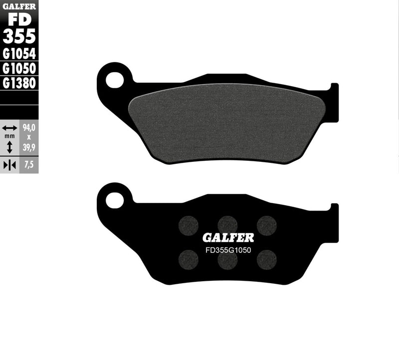 Galfer Brake Pad Orcanic Street Organic Base Set #FD355G1050