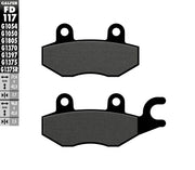 Galfer Brake Pad Orcanic Street Front Organic Base Set #FD117G1050