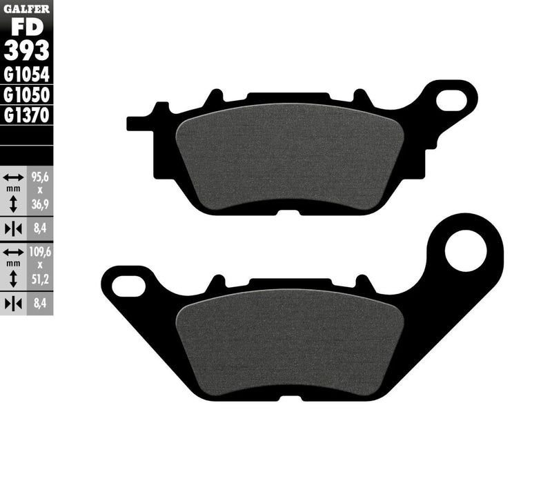 Galfer Brake Pad Orcanic for 2007-2024 YAMAHA Street Front Organic Base Set #FD393G1050