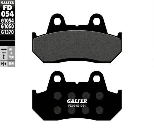 Galfer Semi-Metallic Brake Pads for 1980-2007 HONDA Street Semi-Sintered Metal Set