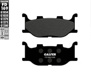 Galfer Brake Pad Orcanic Street Front Organic Base Set #FD169G1050