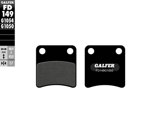 Galfer Brake Pad Orcanic Street Front Organic Base Set #FD149G1050