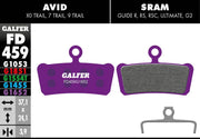Galfer G1652 E-Bike Brake Pads Avid Trail 7 Avid Trail 9 Bicycle Semi-Metallic #FD459G1652