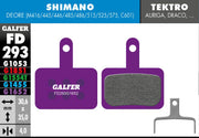 Galfer G1652 E-Bike Brake Pads Shimano Deore BR-C601 Shimano Deore BR-M416 Bicycle Semi-Metallic