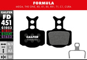 Galfer G1053 Standard Brake Pads Formula C1 Formula Cura Bicycle Semi-Metallic #FD451G1053