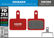 Galfer G1851 Advanced Brake Pads Shimano Deore BR-C601 Shimano Deore BR-M416 Bicycle Semi-Metallic Pair