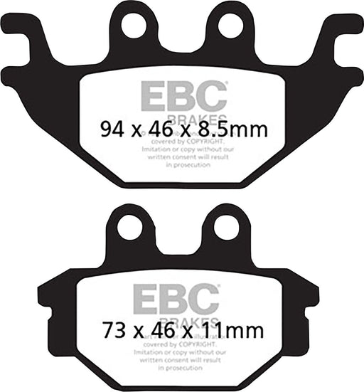 EBC SFAC Carbon Series Scooter Brake Pads Street Carbon Fibre Set