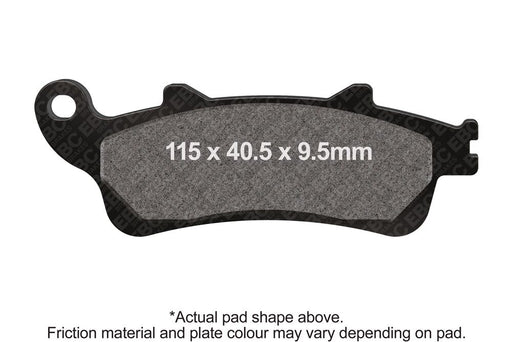 EBC SFAC Carbon Series Scooter Brake Pads for 1998-2008 HONDA Street Set