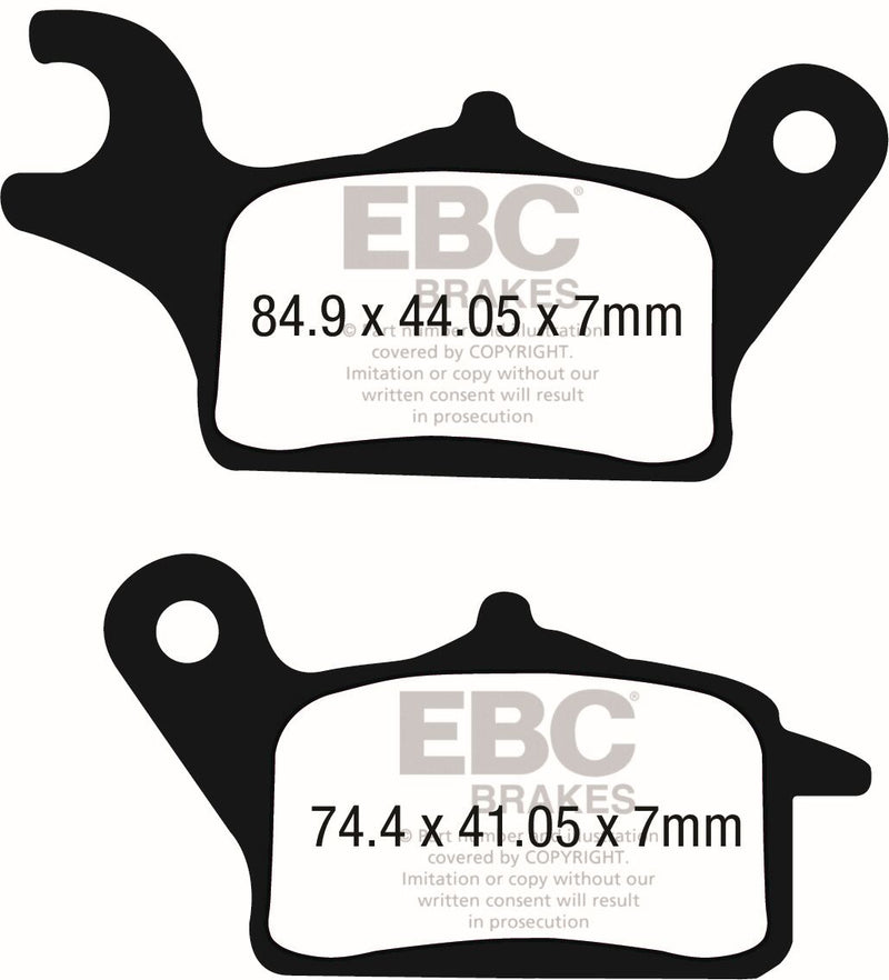 EBC SFAC Carbon Series Scooter Brake Pads for 2017-2022 HONDA Street Set